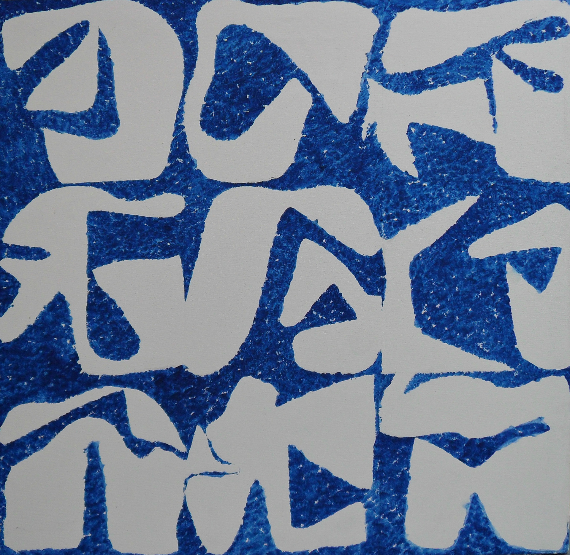 Oil - paper cut out and tamped oil