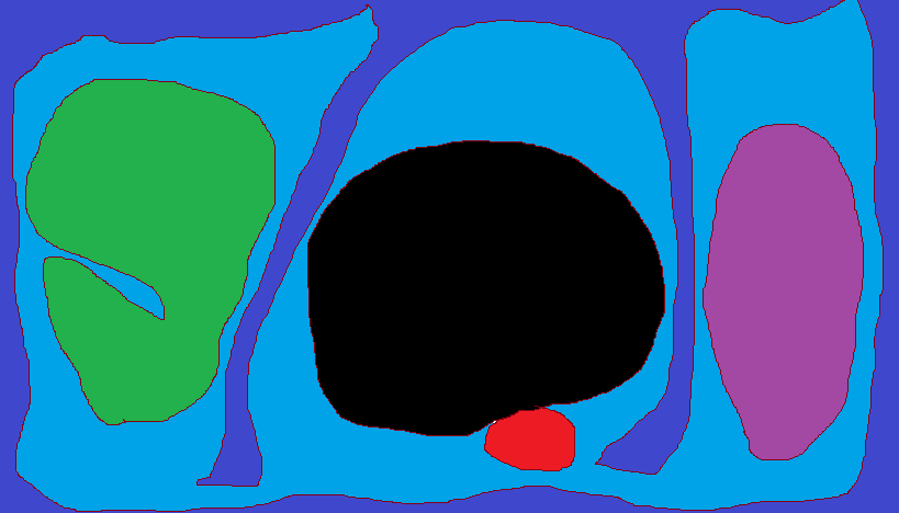 Abstract images created in Microsoft Paint