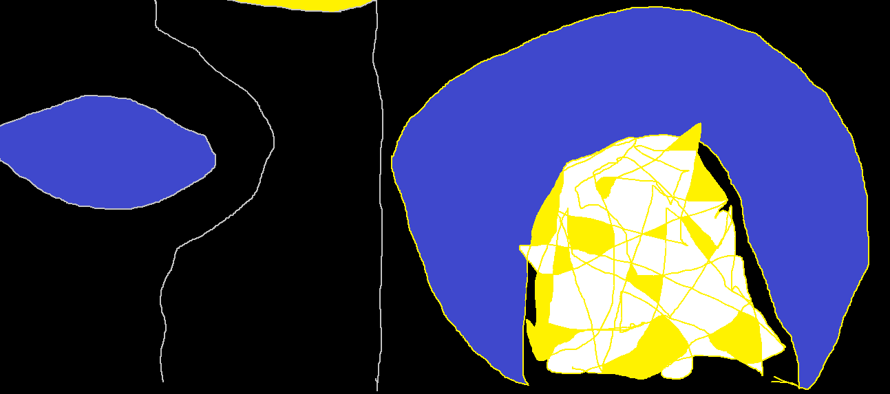 Abstract images created in Microsoft Paint