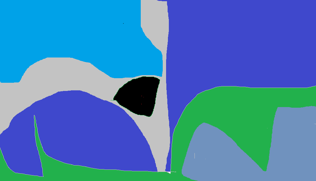 Abstract images created in Microsoft Paint