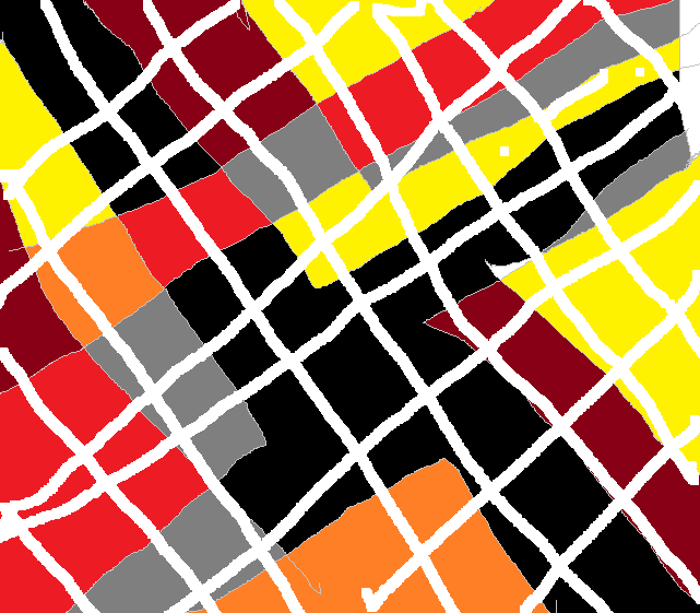 Abstract images created in Microsoft Paint
