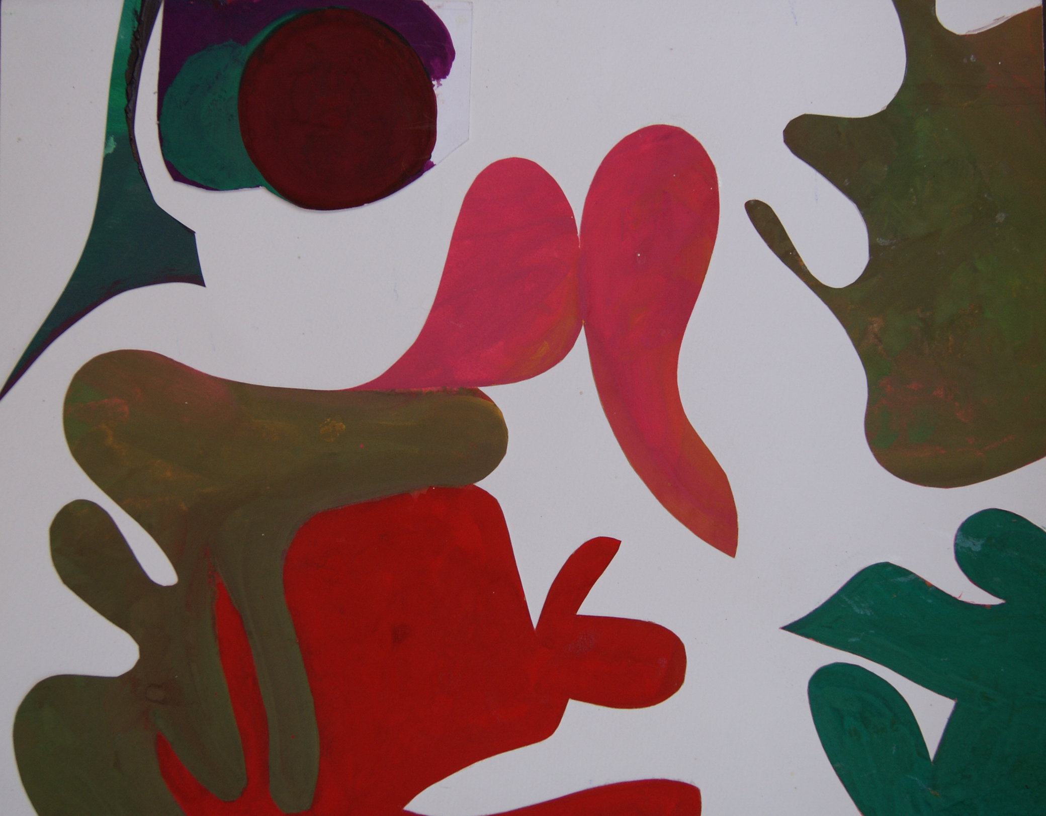 Gouache on Paper - collage