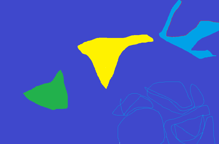 Abstract images created in Microsoft Paint