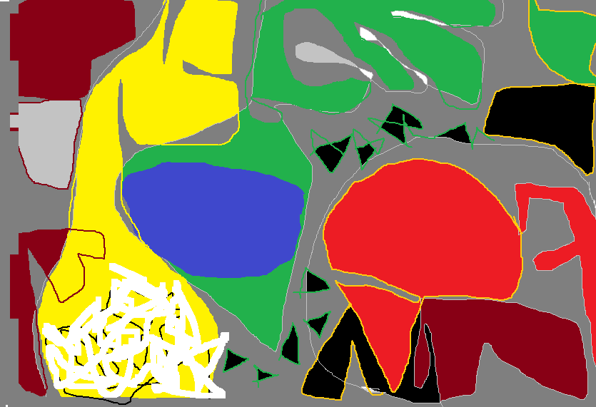 Abstract images created in Microsoft Paint