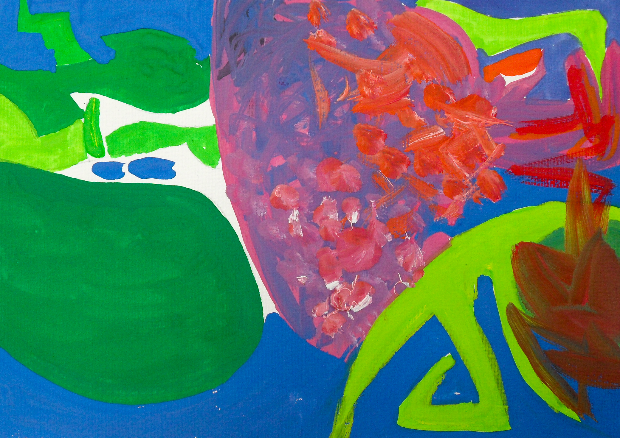 Guache on paper