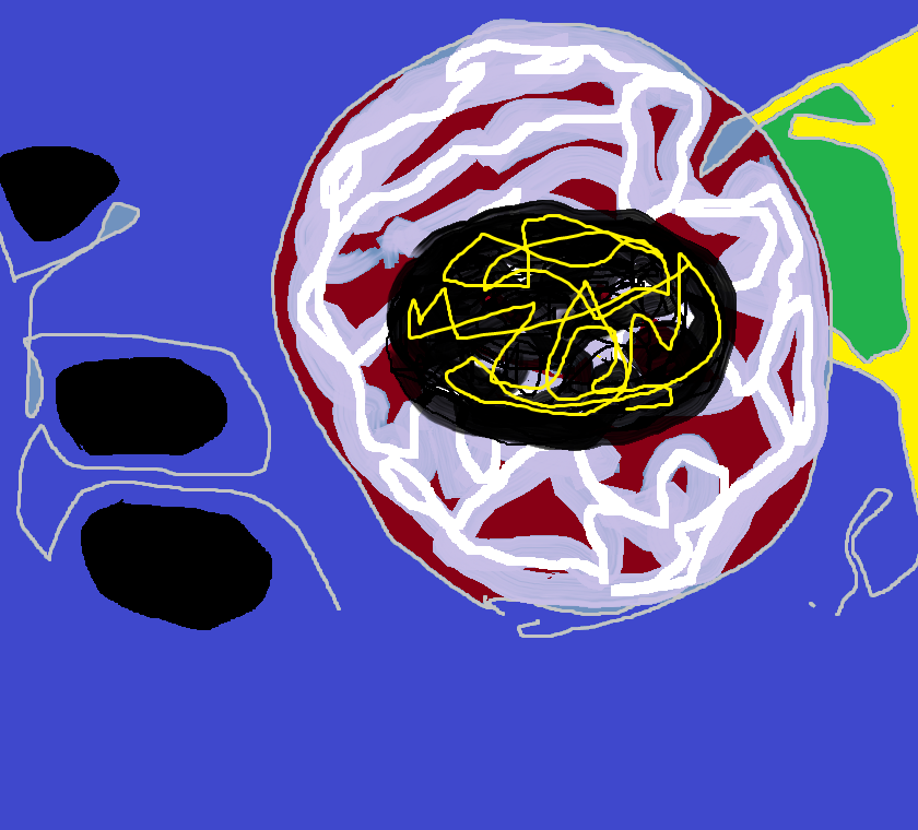 Abstract images created in Microsoft Paint