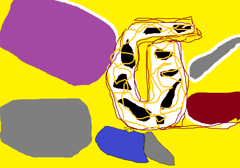 Abstract images created in Microsoft Paint