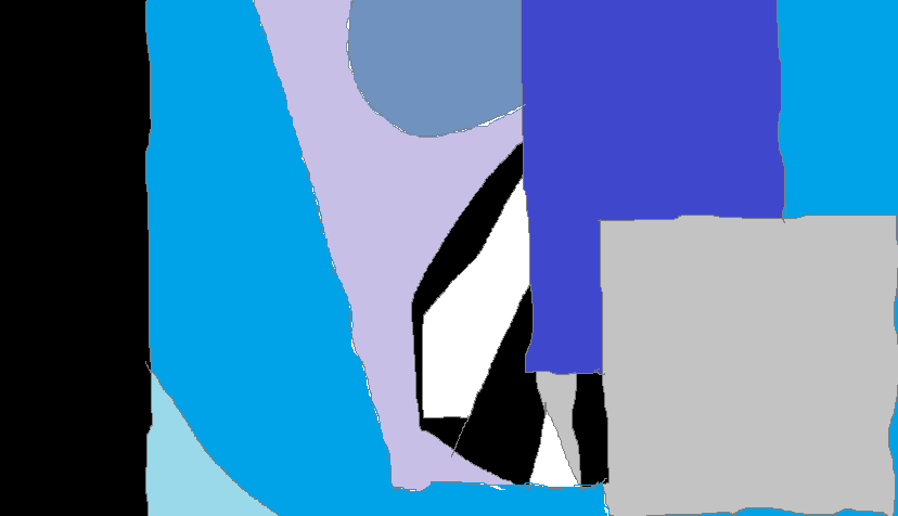 Abstract images created in Microsoft Paint
