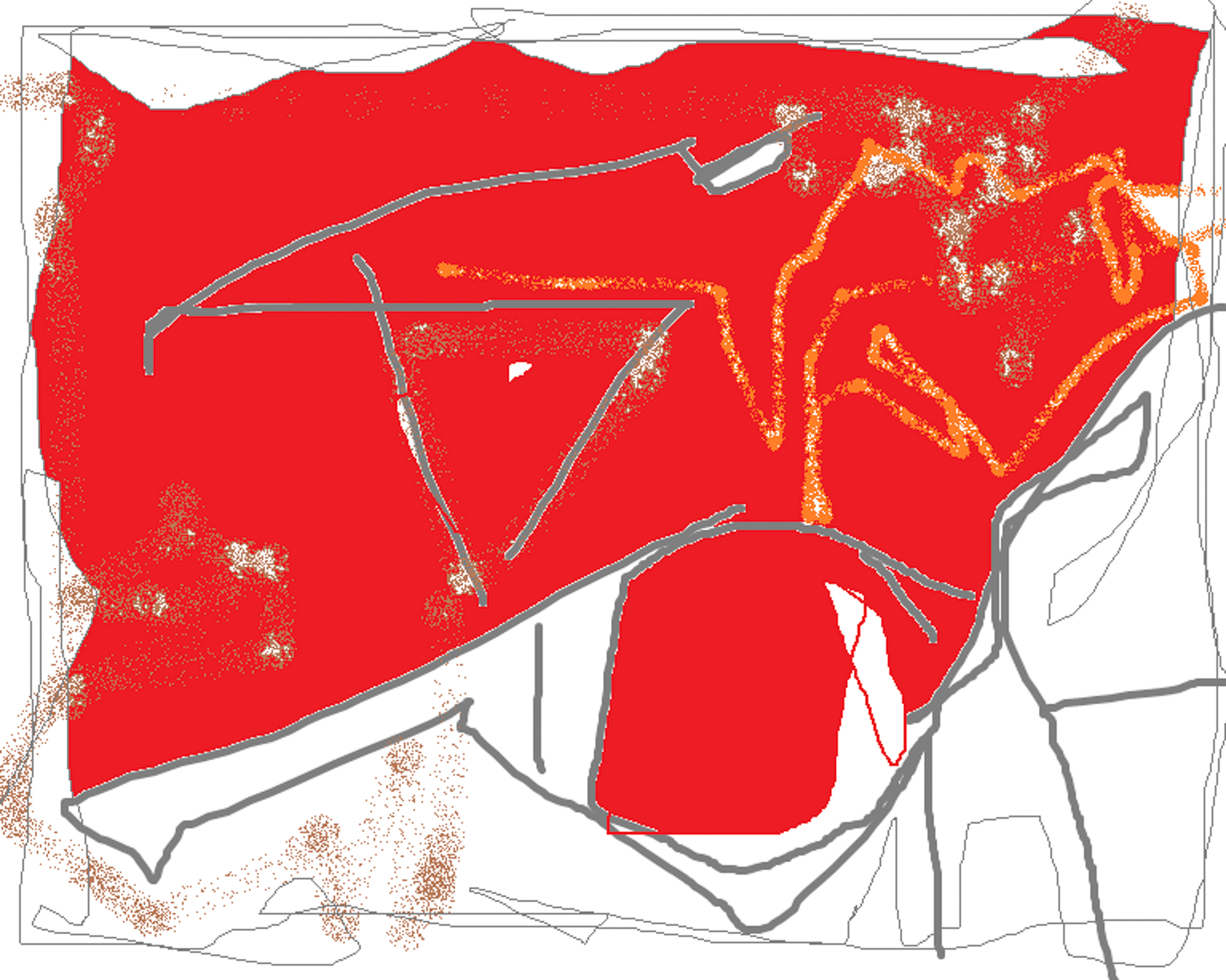 Computer Art - Microsoft Paint - by Allan Howard