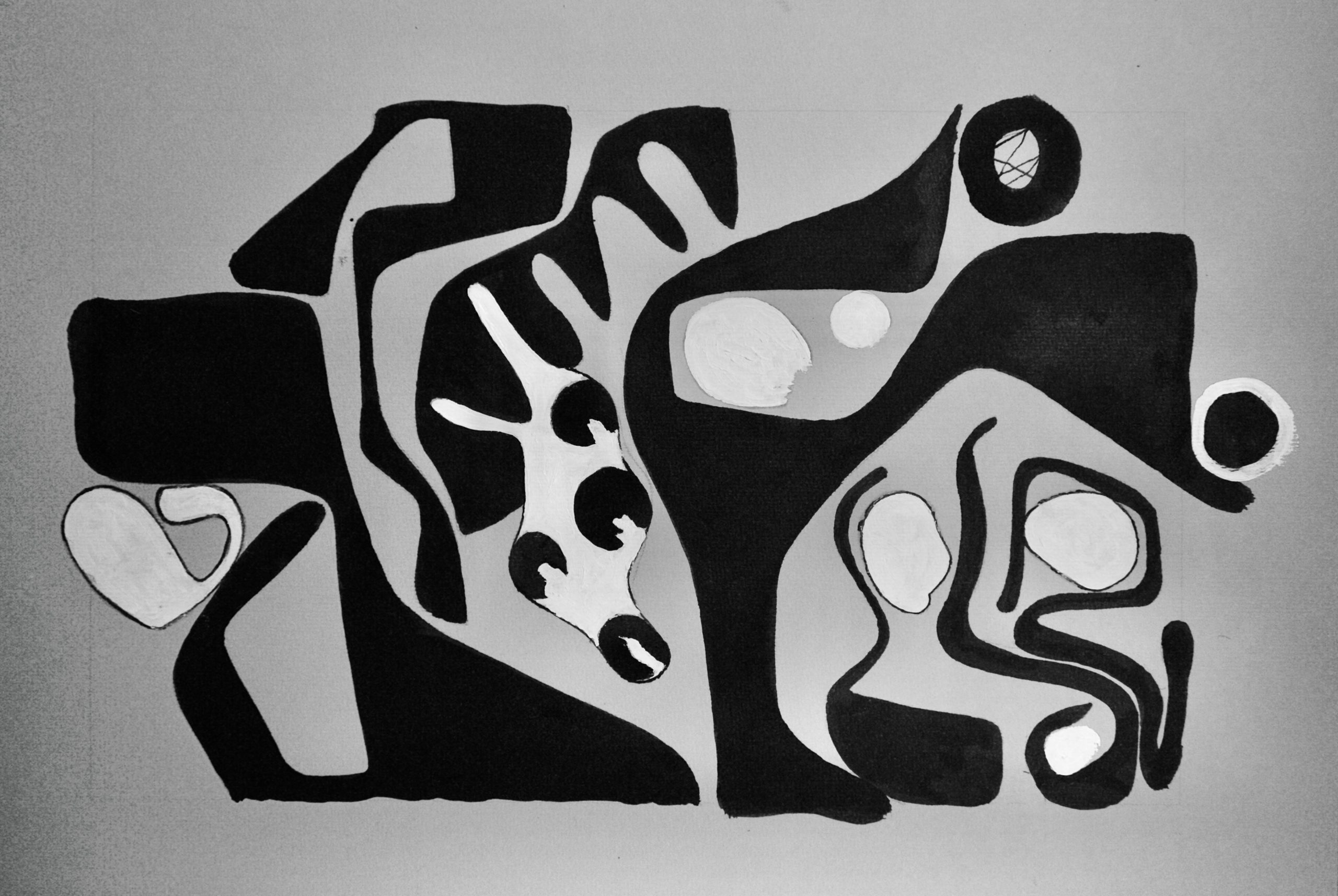 Abstract ink on paper