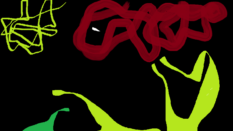 Abstract images created in Microsoft Paint