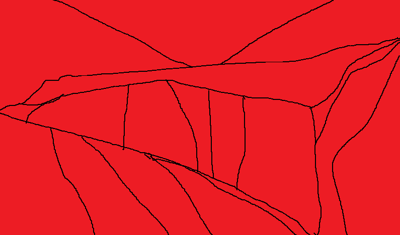 Abstract images created in Microsoft Paint